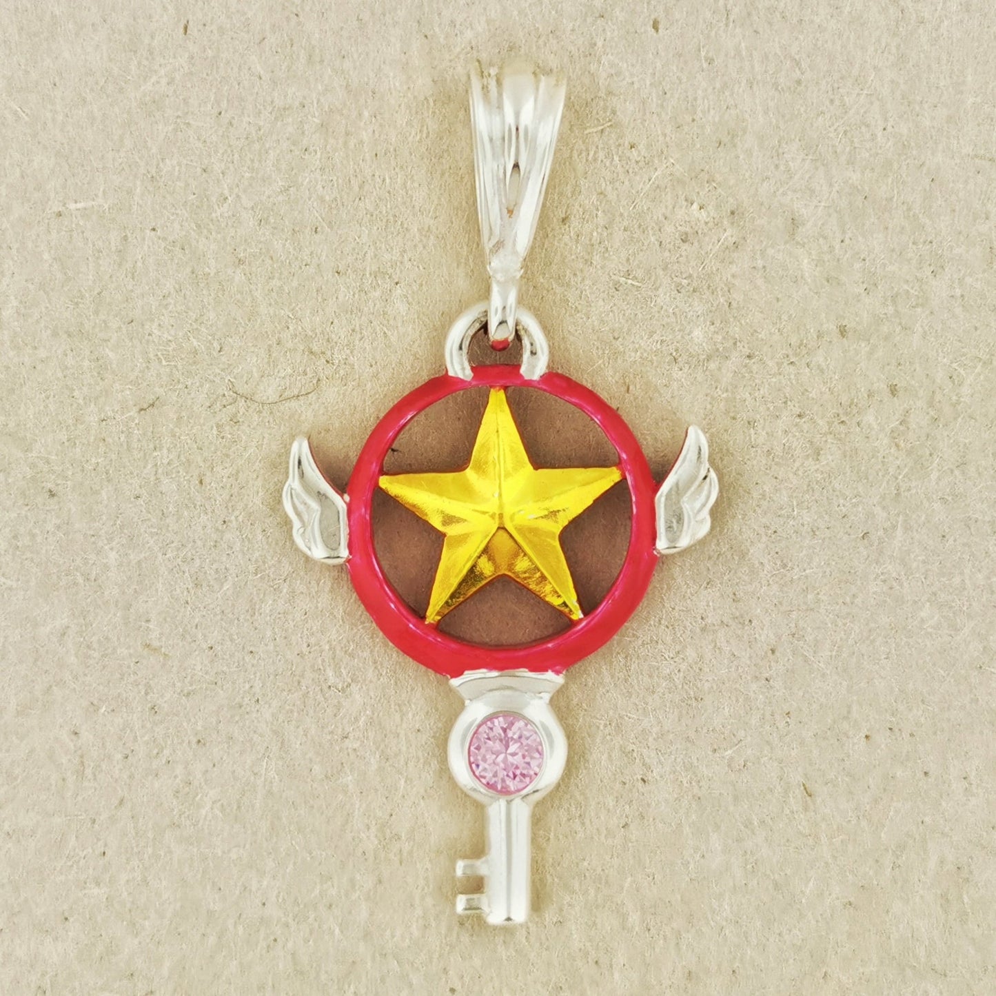 Card Captor Sakura Star Key Pendant - Le Dragon Argenté