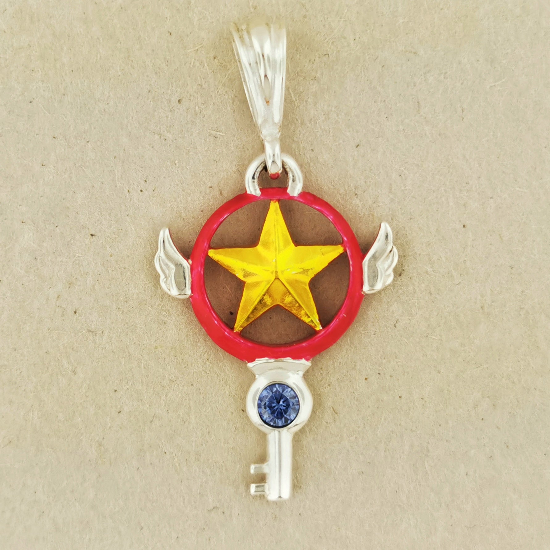 Card Captor Sakura Star Key Pendant - Le Dragon Argenté