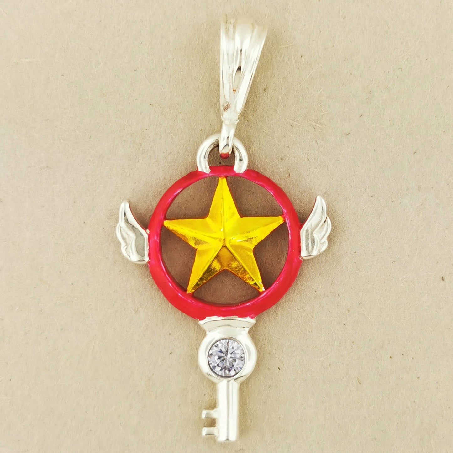 Card Captor Sakura Star Key Pendant - Le Dragon Argenté