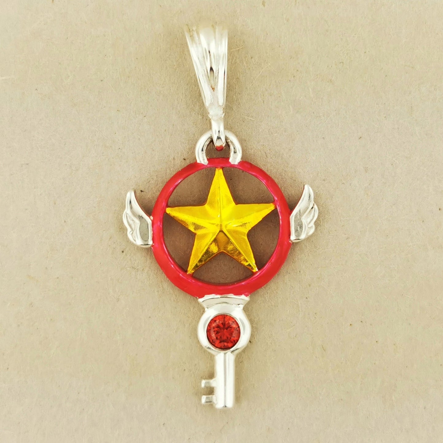 Card Captor Sakura Star Key Pendant - Le Dragon Argenté