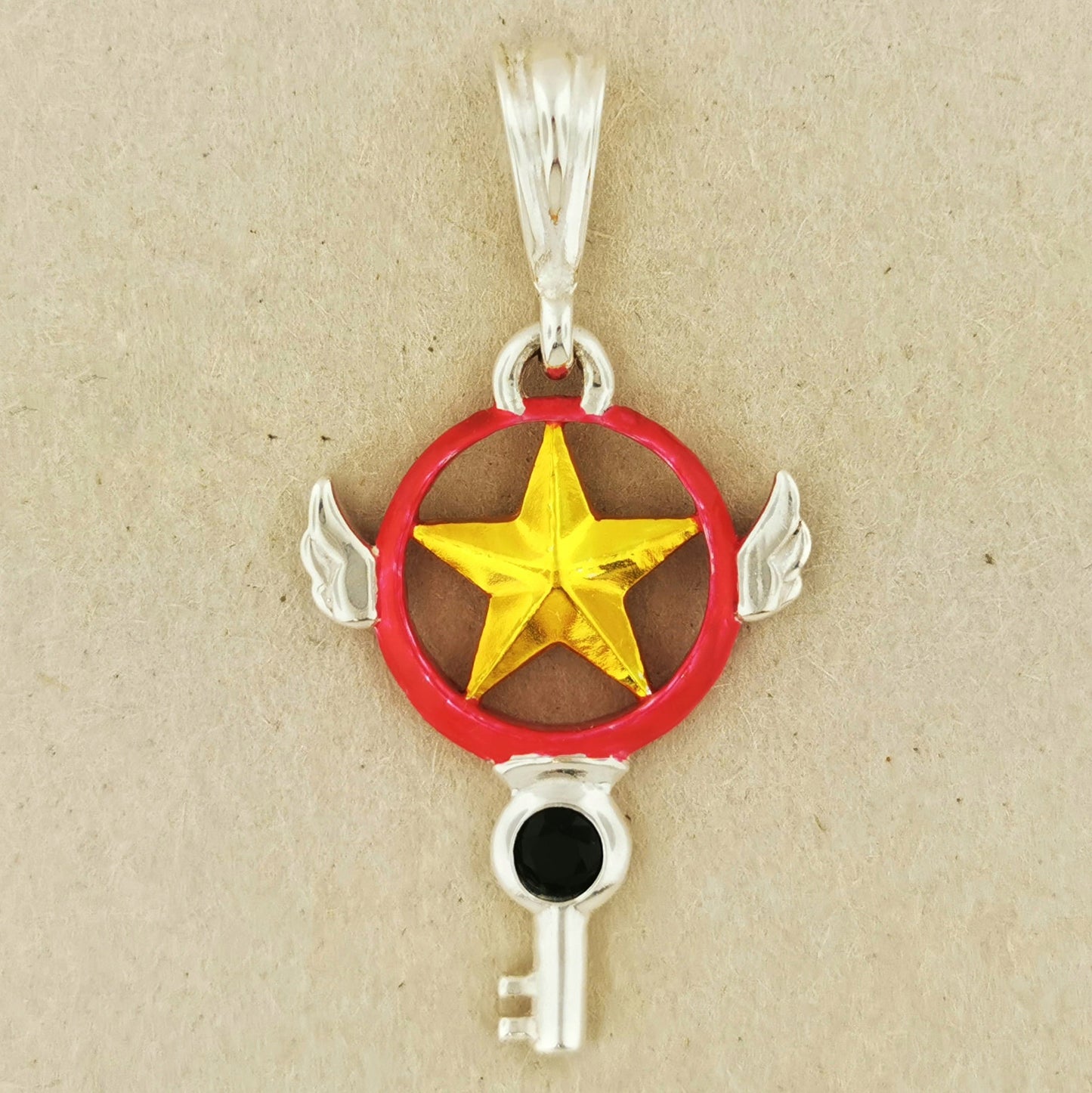 Card Captor Sakura Star Key Pendant - Le Dragon Argenté