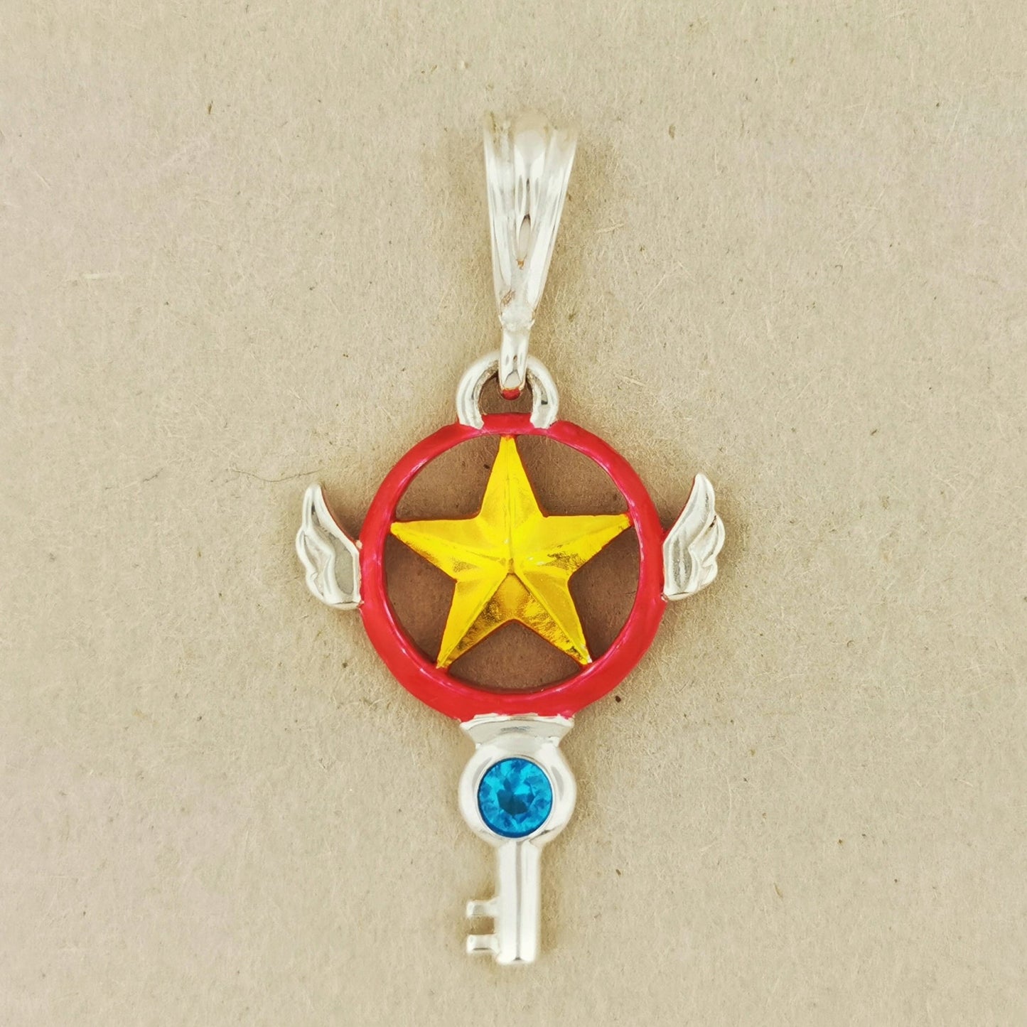 Card Captor Sakura Star Key Pendant - Le Dragon Argenté