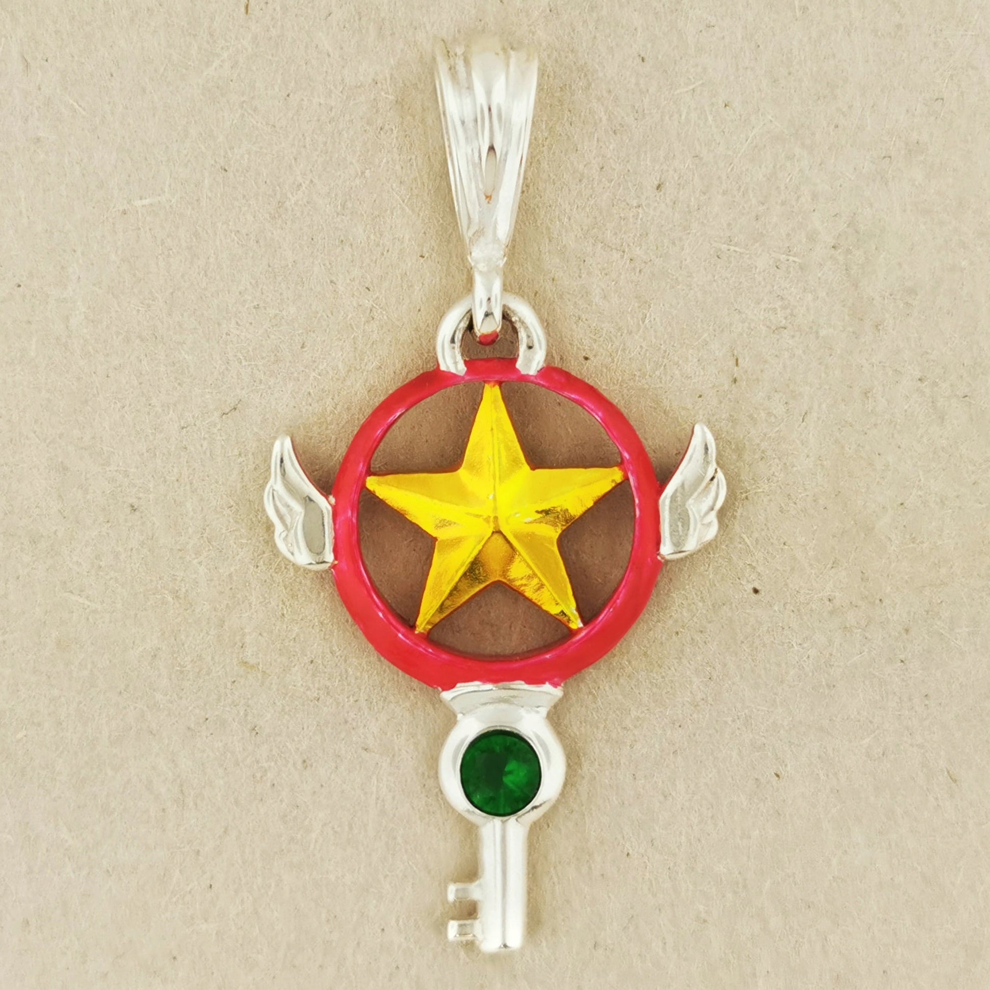 Card Captor Sakura Star Key Pendant - Le Dragon Argenté