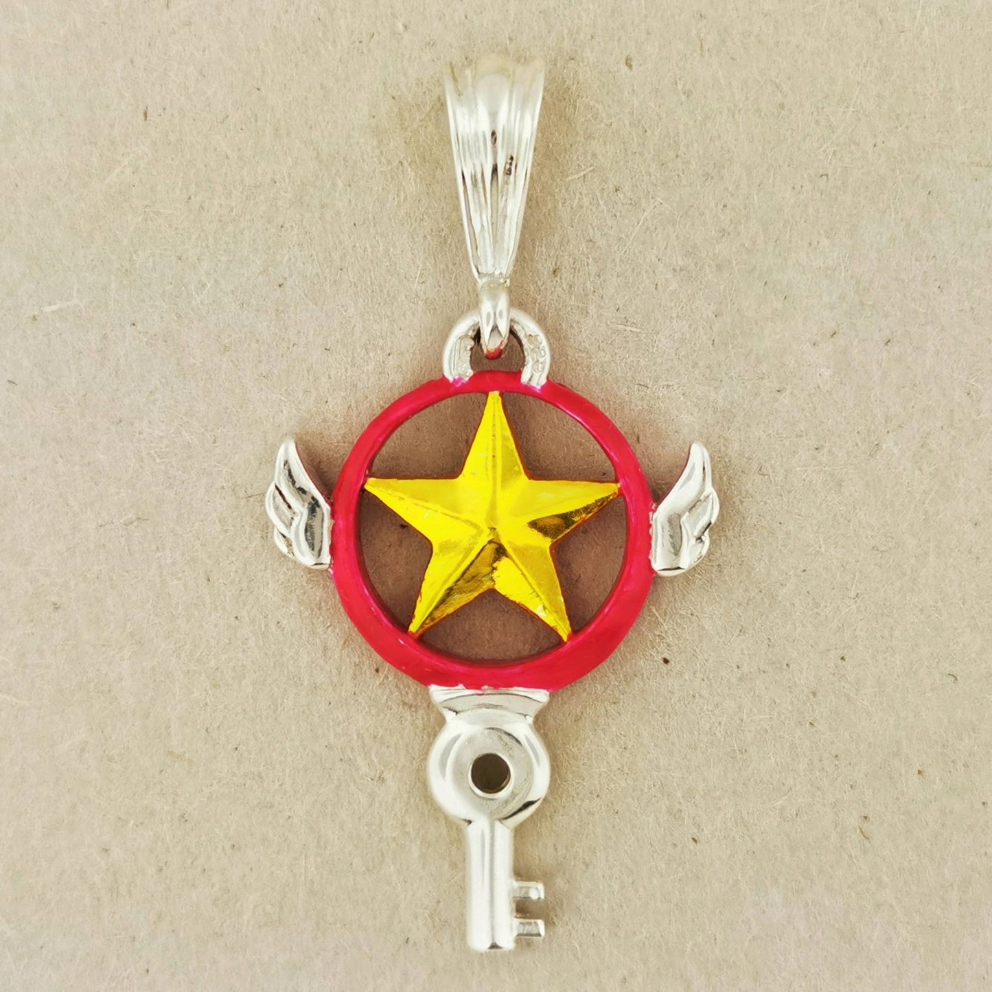 Card Captor Sakura Star Key Pendant - Le Dragon Argenté