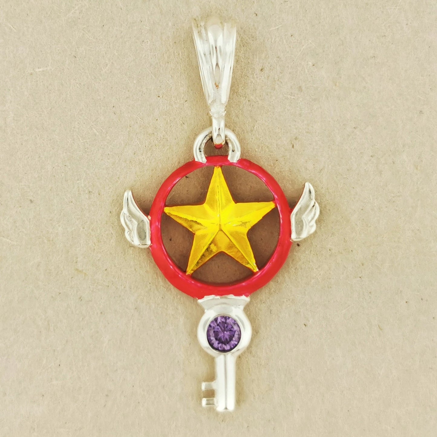 Card Captor Sakura Star Key Pendant - Le Dragon Argenté