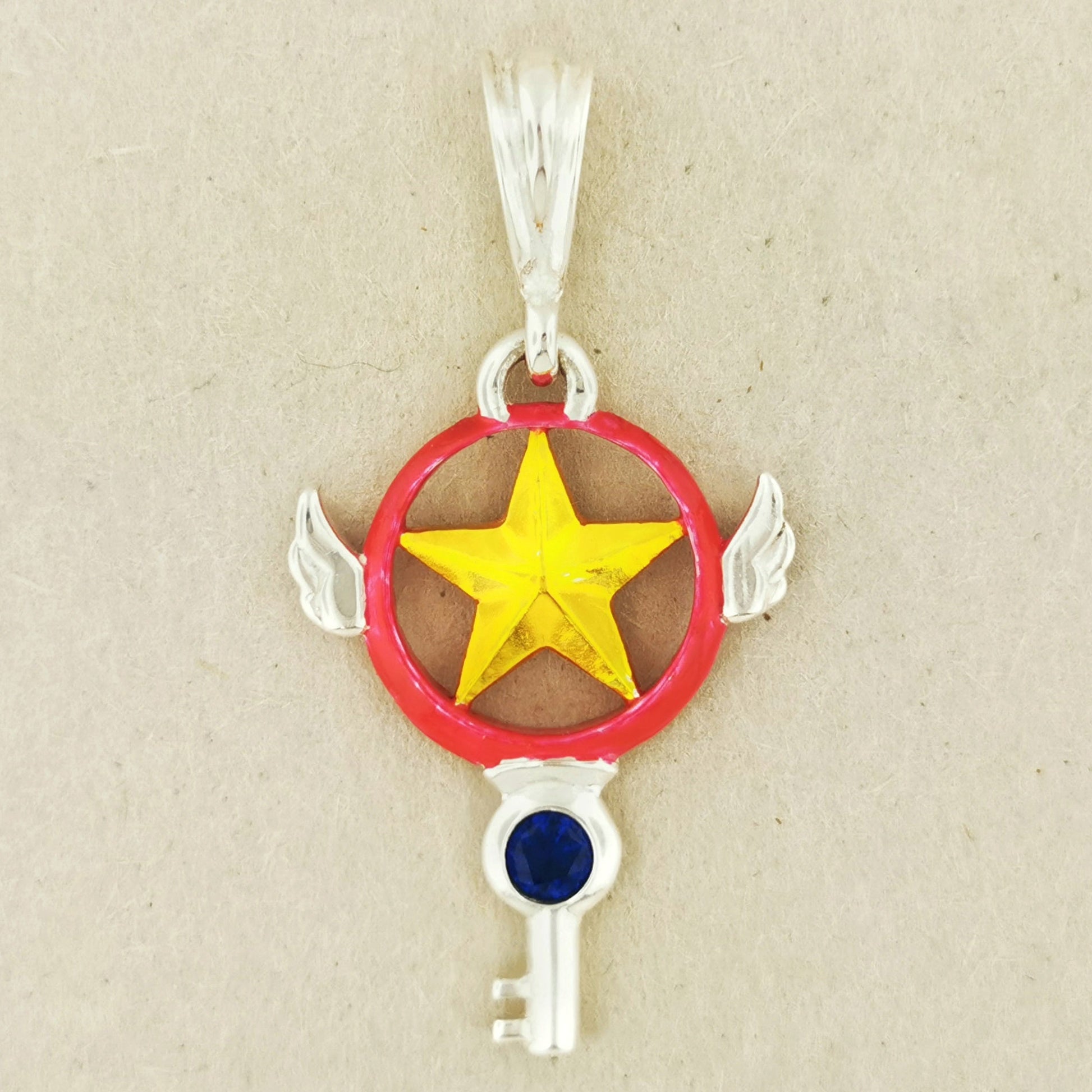 Card Captor Sakura Star Key Pendant - Le Dragon Argenté