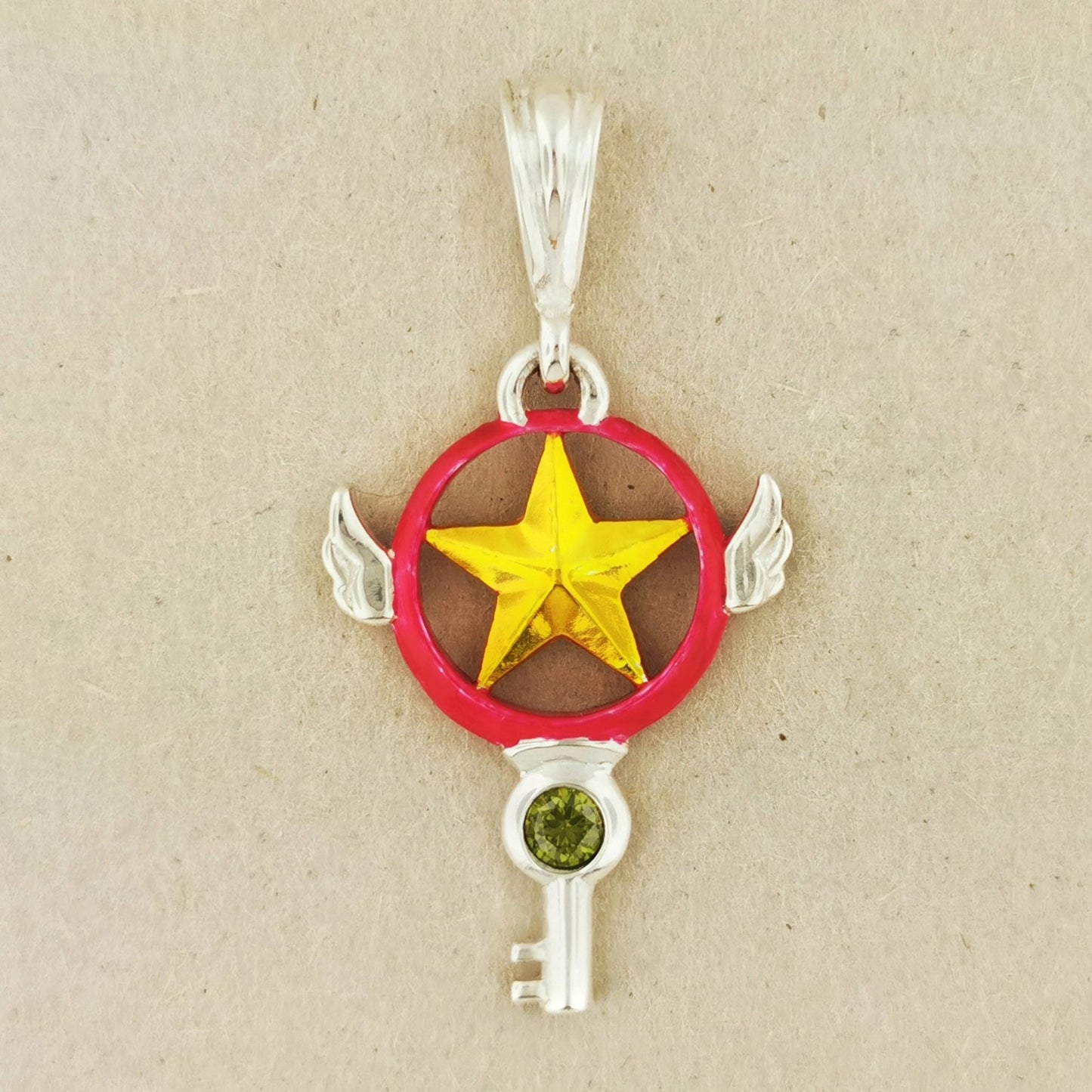 Card Captor Sakura Star Key Pendant - Le Dragon Argenté