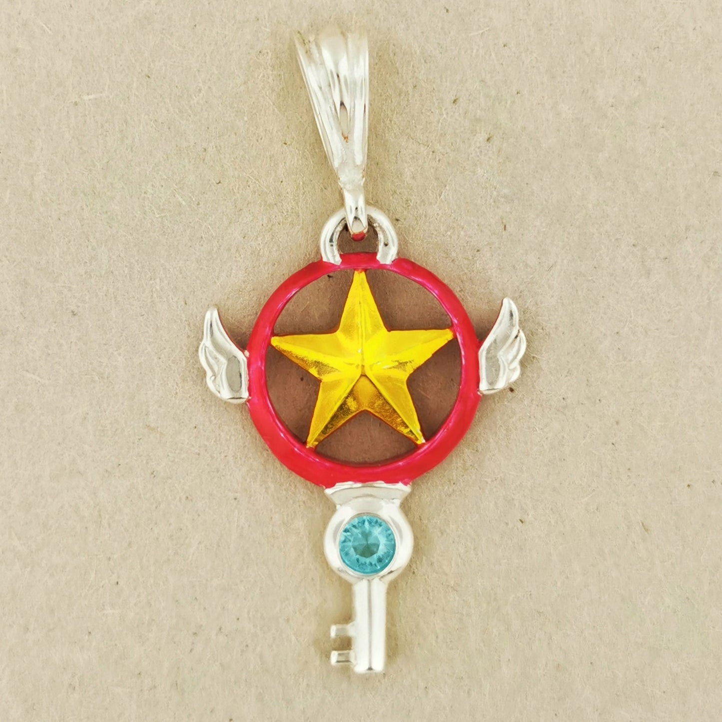 Card Captor Sakura Star Key Pendant - Le Dragon Argenté