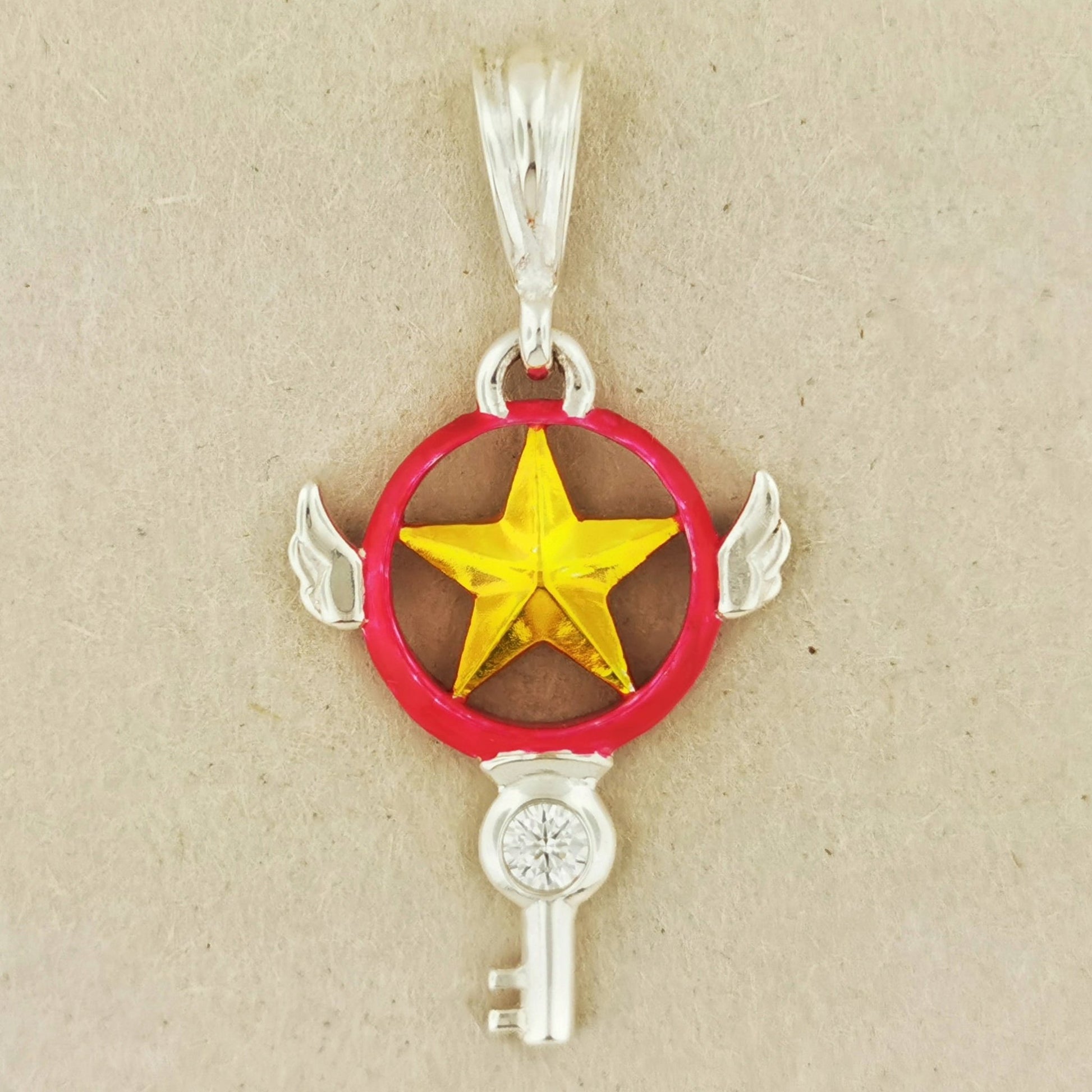 Card Captor Sakura Star Key Pendant - Le Dragon Argenté