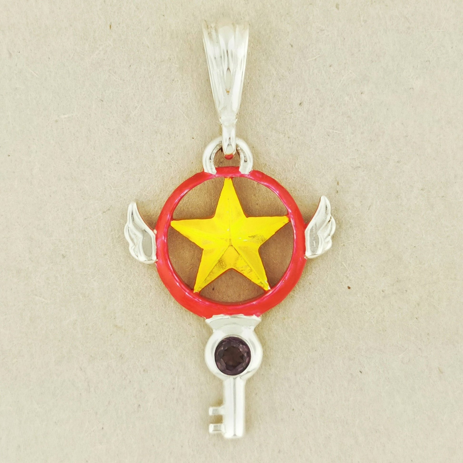 Card Captor Sakura Star Key Pendant - Le Dragon Argenté