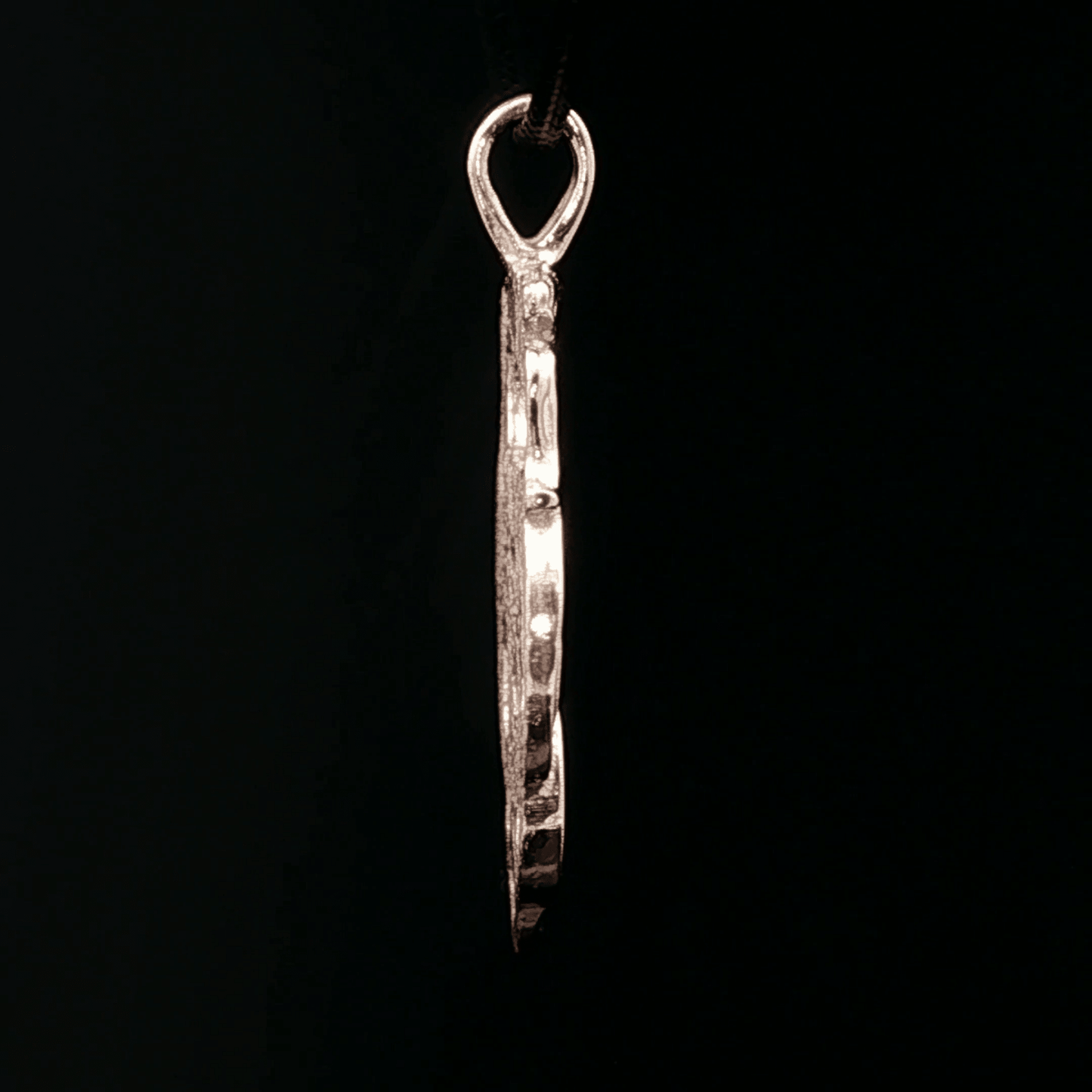 Celtic Knotwork Dragon Pendant in Antique Bronze - Le Dragon Argenté