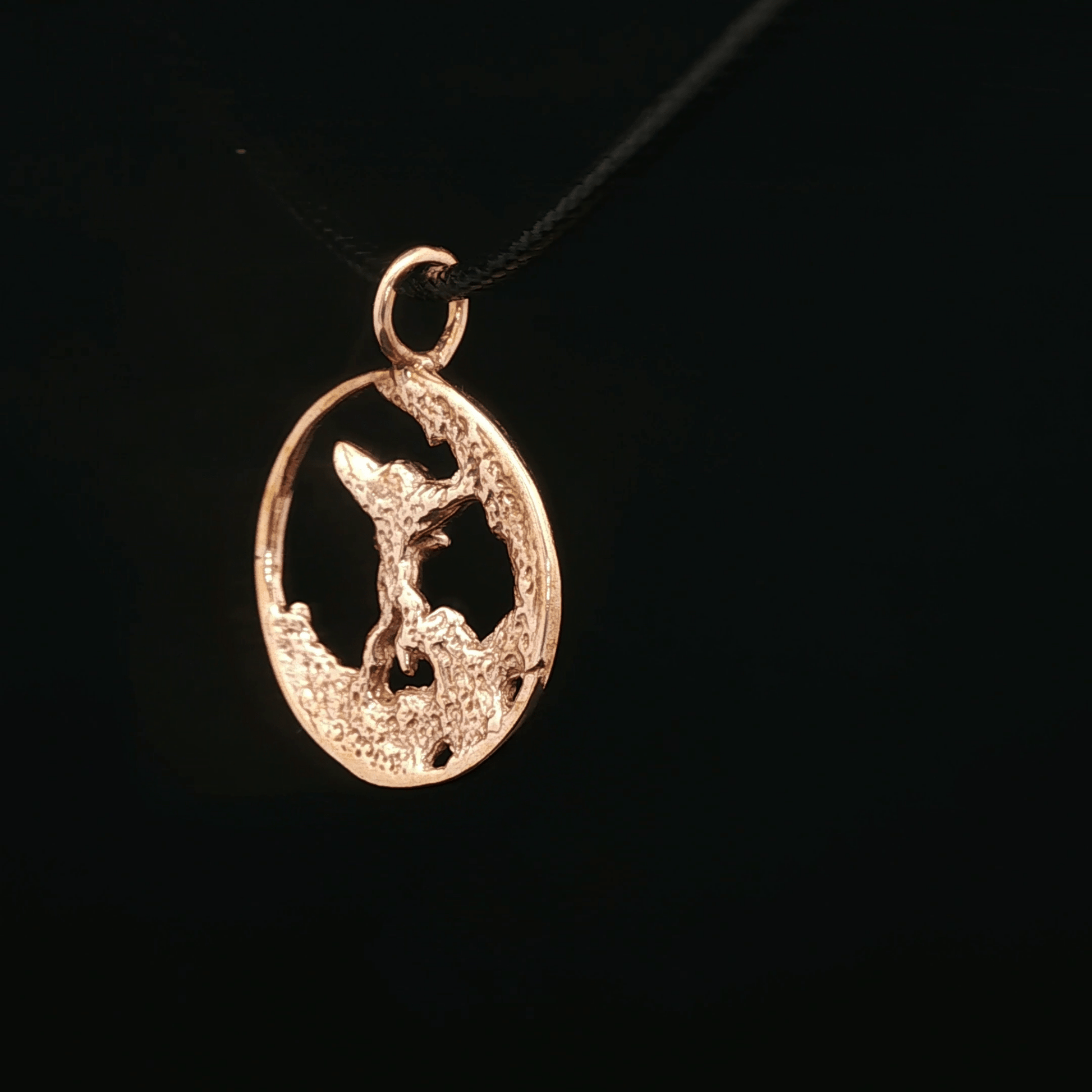 Cherub Charm Pendant in Antique Bronze - Le Dragon Argenté - Live Sale - 