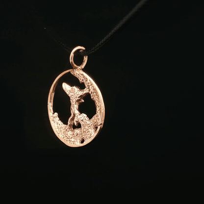 Cherub Charm Pendant in Antique Bronze - Le Dragon Argenté - Live Sale - 