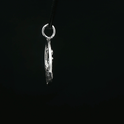 Cherub Charm Pendant in Sterling Silver - Le Dragon Argenté - Live Sale - 