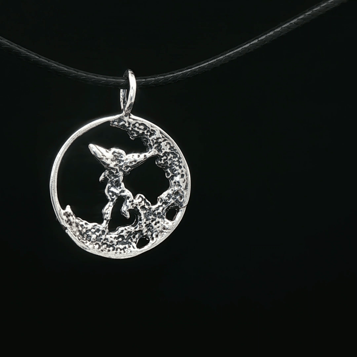 Cherub Charm Pendant in Sterling Silver - Le Dragon Argenté - Live Sale - 