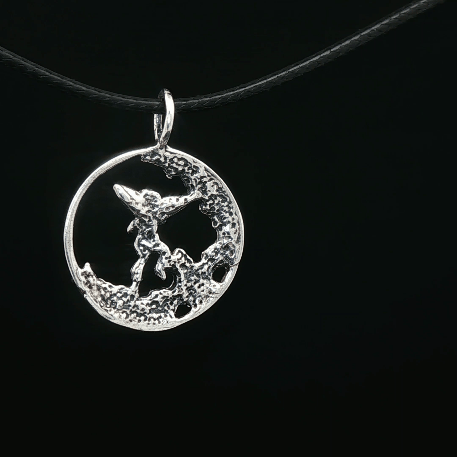 Cherub Charm Pendant in Sterling Silver - Le Dragon Argenté - Live Sale - 