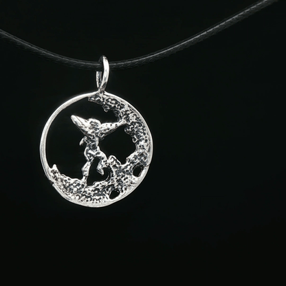 Cherub Charm Pendant in Sterling Silver - Le Dragon Argenté - Live Sale - 