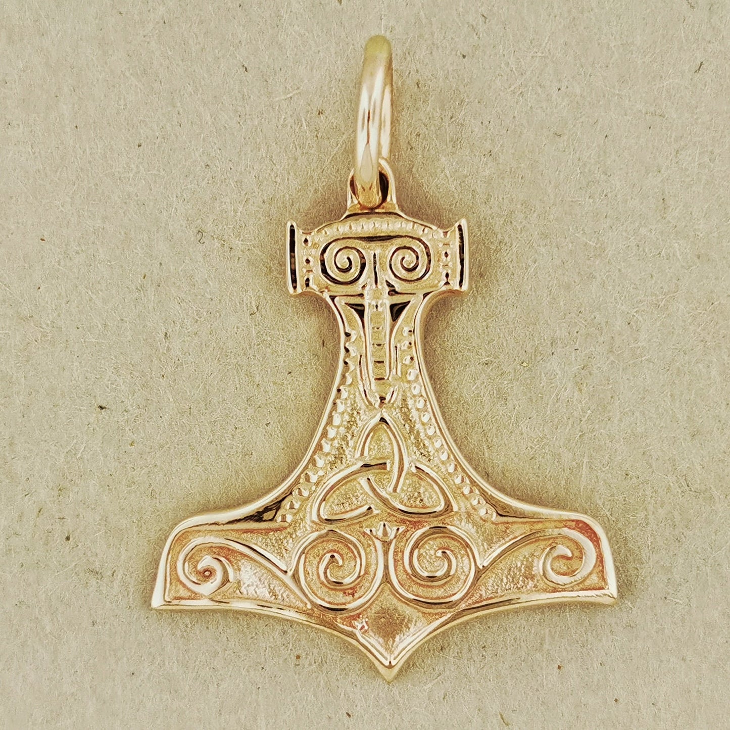 Classic Thor's Hammer in Sterling Silver or Antique Bronze - Le Dragon Argenté