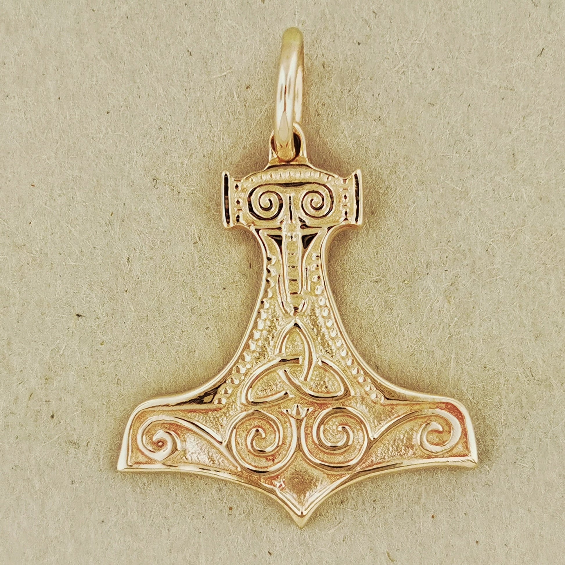 Classic Thor's Hammer in Sterling Silver or Antique Bronze - Le Dragon Argenté