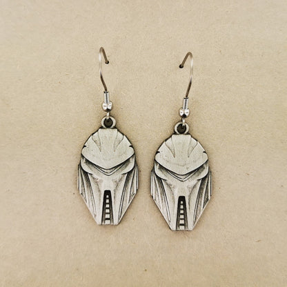 Geeky Pewter Charm Earrings