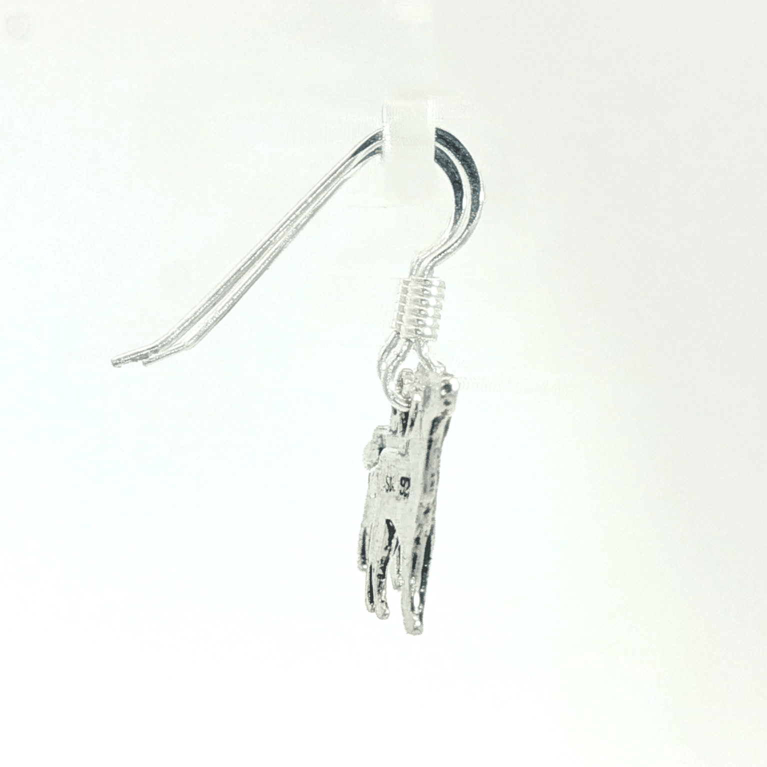 Dog themed charm earrings for pet lovers in sterling silver, antique bronze or stainless steel - Le Dragon Argenté