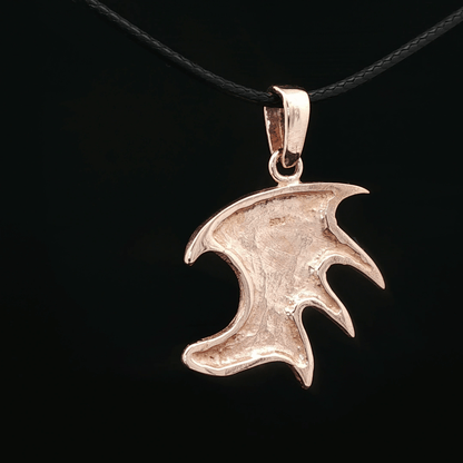 Dragon Wing Pendant in Antique Bronze - Le Dragon Argenté - Live Sale - 