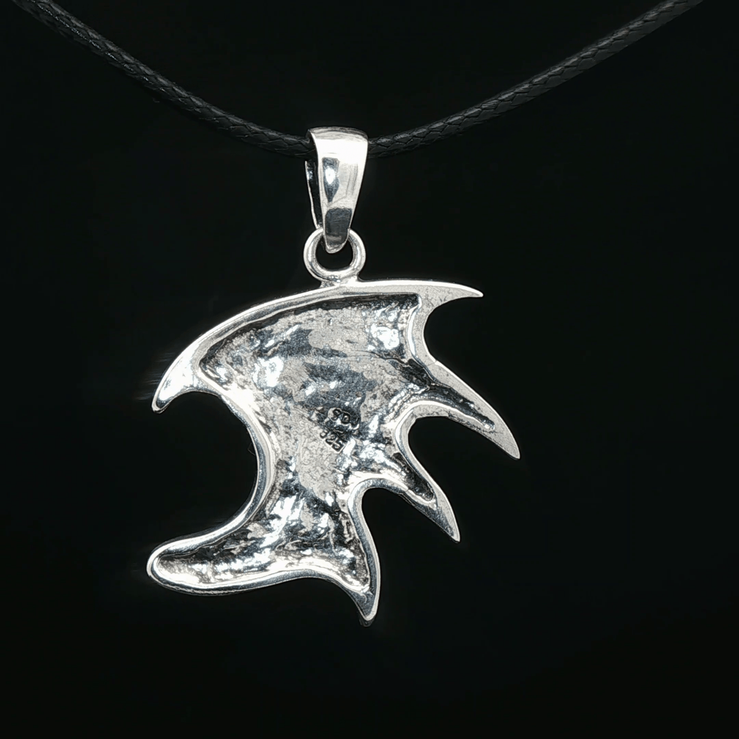 Dragon Wing Pendant in Sterling Silver - Le Dragon Argenté - Live Sale - 