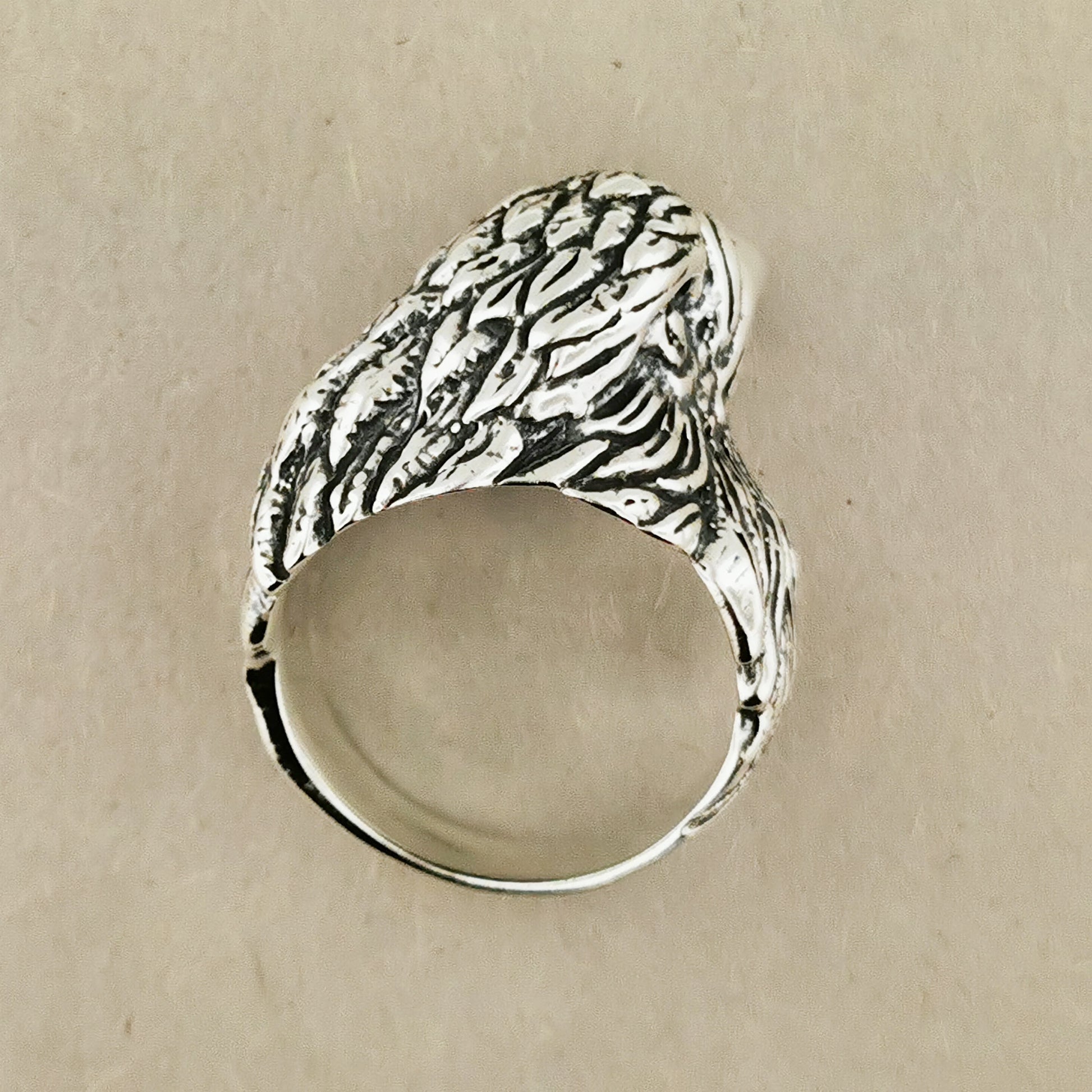 Vintage Design Eagle Head Ring in Sterling Silver or Antique Bronze, Vintage Eagle Ring, Silver Eagle Ring, Bronze Eagle Ring, Silver Animal Ring, Bronze Animal Ring, Silver Bird Ring, Bronze Bird Ring, 50s Style Ring