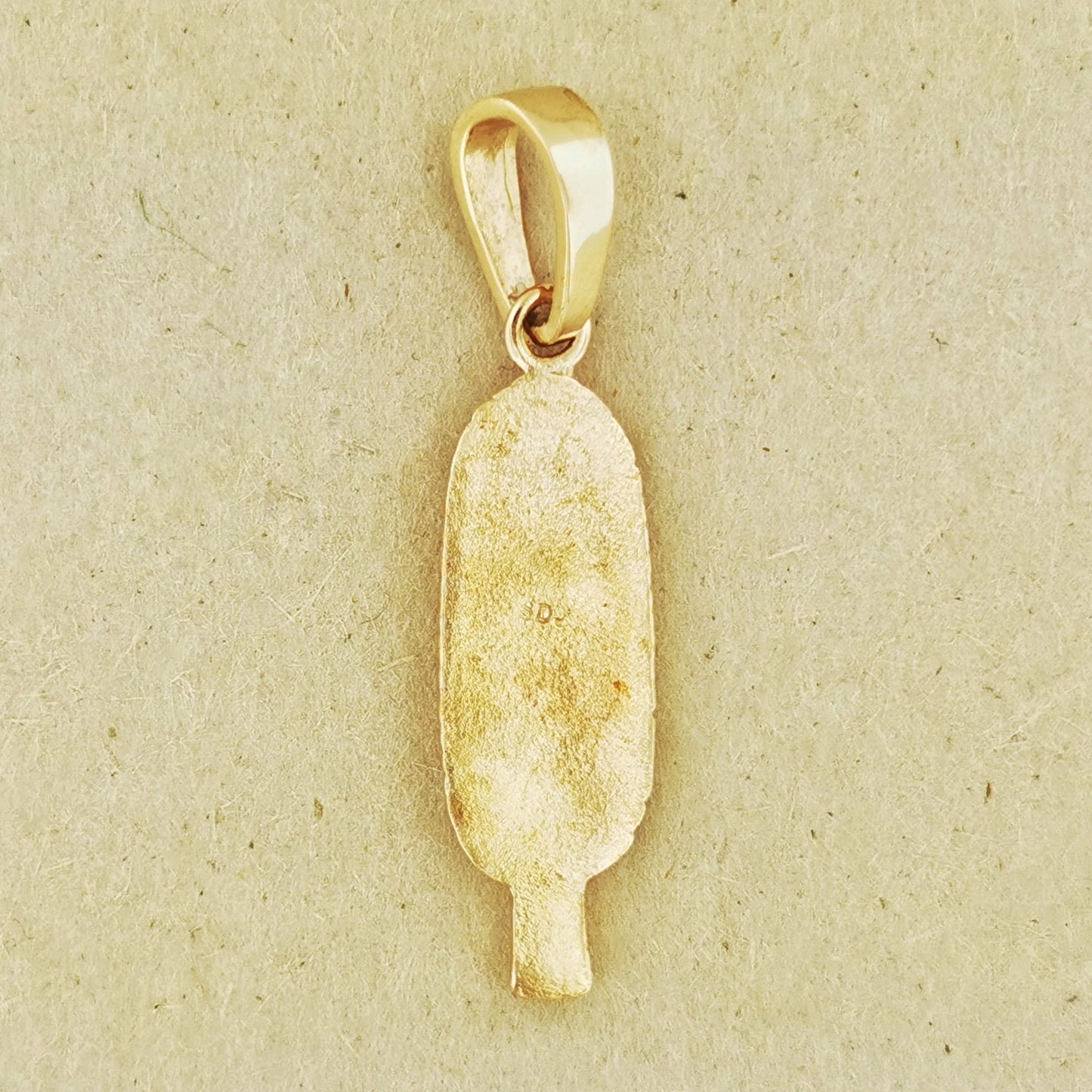 Egyptian Feather Charm Pendant - Le Dragon Argenté