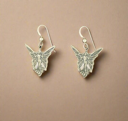 Fairy Earrings in Sterling Silver - Le Dragon Argenté