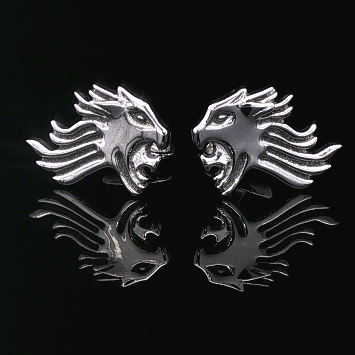 Final Fantasy VIII Sleeping Griever Lion Crest Cufflinks by Le Dragon Argenté