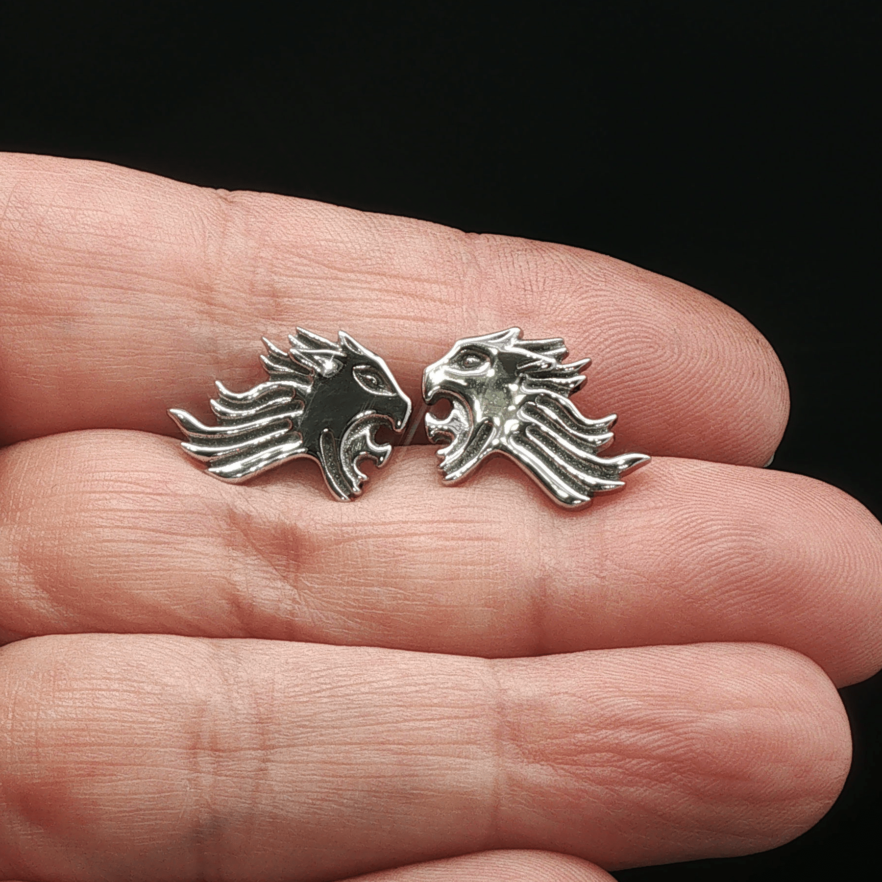Final Fantasy VIII Sleeping Griever Lion Crest Cufflinks by Le Dragon Argenté