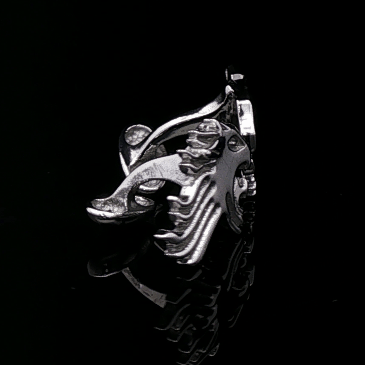 Final Fantasy VIII Sleeping Griever Lion Crest Cufflinks by Le Dragon Argenté