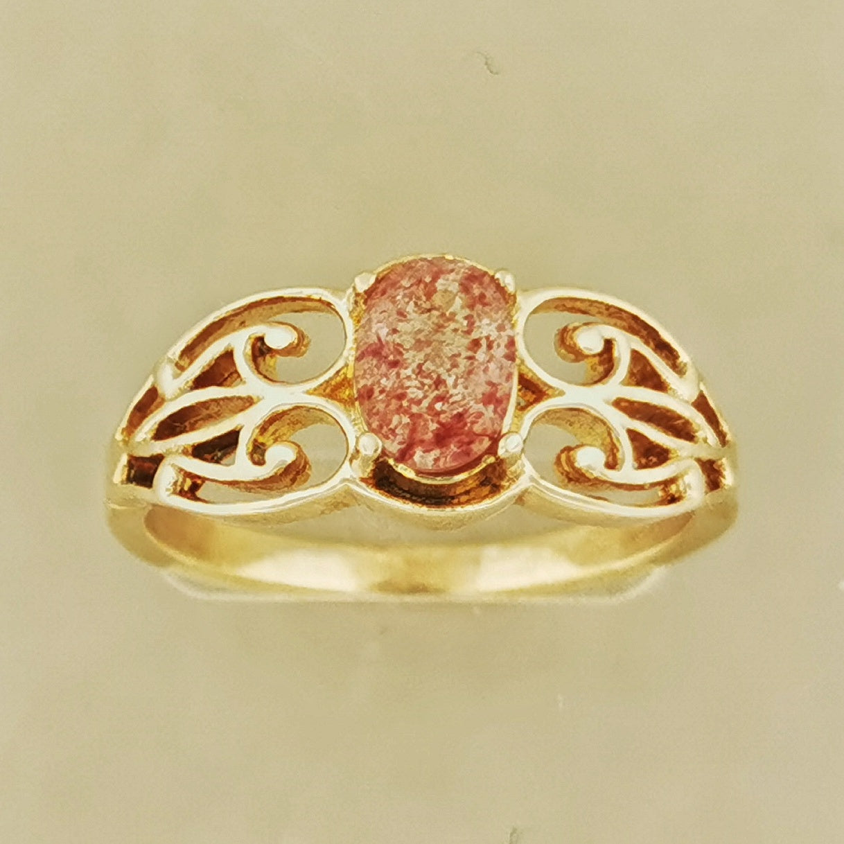 antique bronze filigree gemstone ring, filigree gemstone ring, bronze filigree gemstone ring, bronze gemstone ring, vintage filigree ring, retro filigree ring, mid century filigree ring, gemstone engagement ring, gemstone wedding ring, filigree ring with gemstone, bronze filigree ring with gemstone, 1950s filigree ring with gemstone