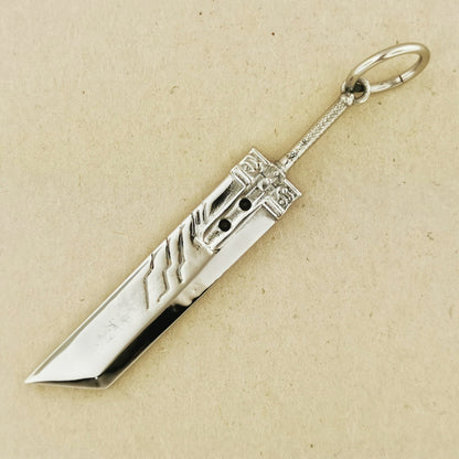 Final Fantasy 7 Buster Sword Pendant - Le Dragon Argenté - Bestseller - cloud strife - cosplay jewelry