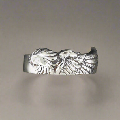 Final Fantasy 8 Griever Wedding Ring Set in Sterling Silver - Le Dragon Argenté