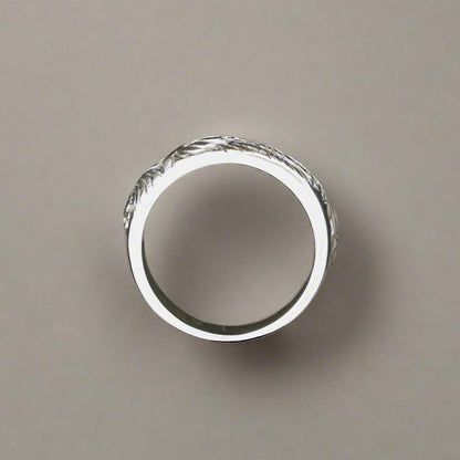 Final Fantasy 8 Griever Wedding Ring Set in Sterling Silver - Le Dragon Argenté