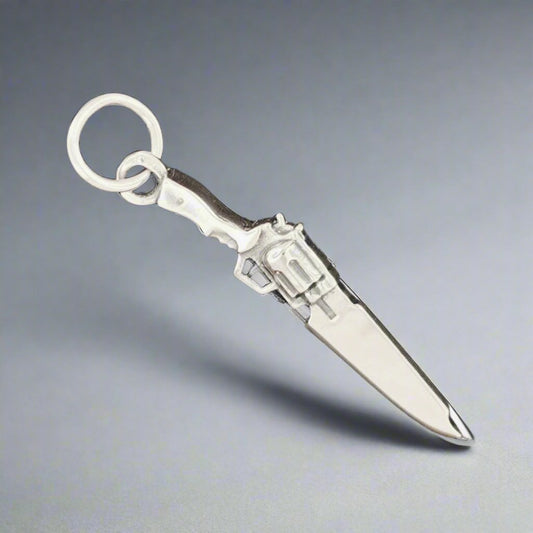 Final Fantasy 8 Gunblade Charm Pendant - Le Dragon Argenté