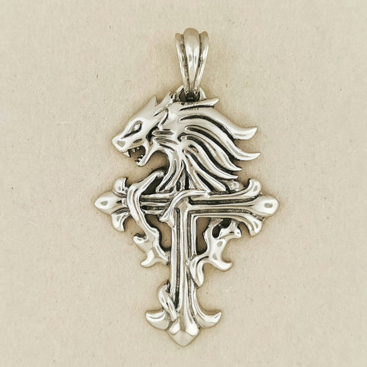 Final Fantasy 8 Squall Griever Pendant in Stainless Steel - Le Dragon Argenté