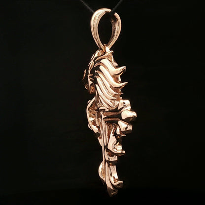 Final Fantasy 8 Squall Griever Pendant in Antique Bronze - Le Dragon Argenté