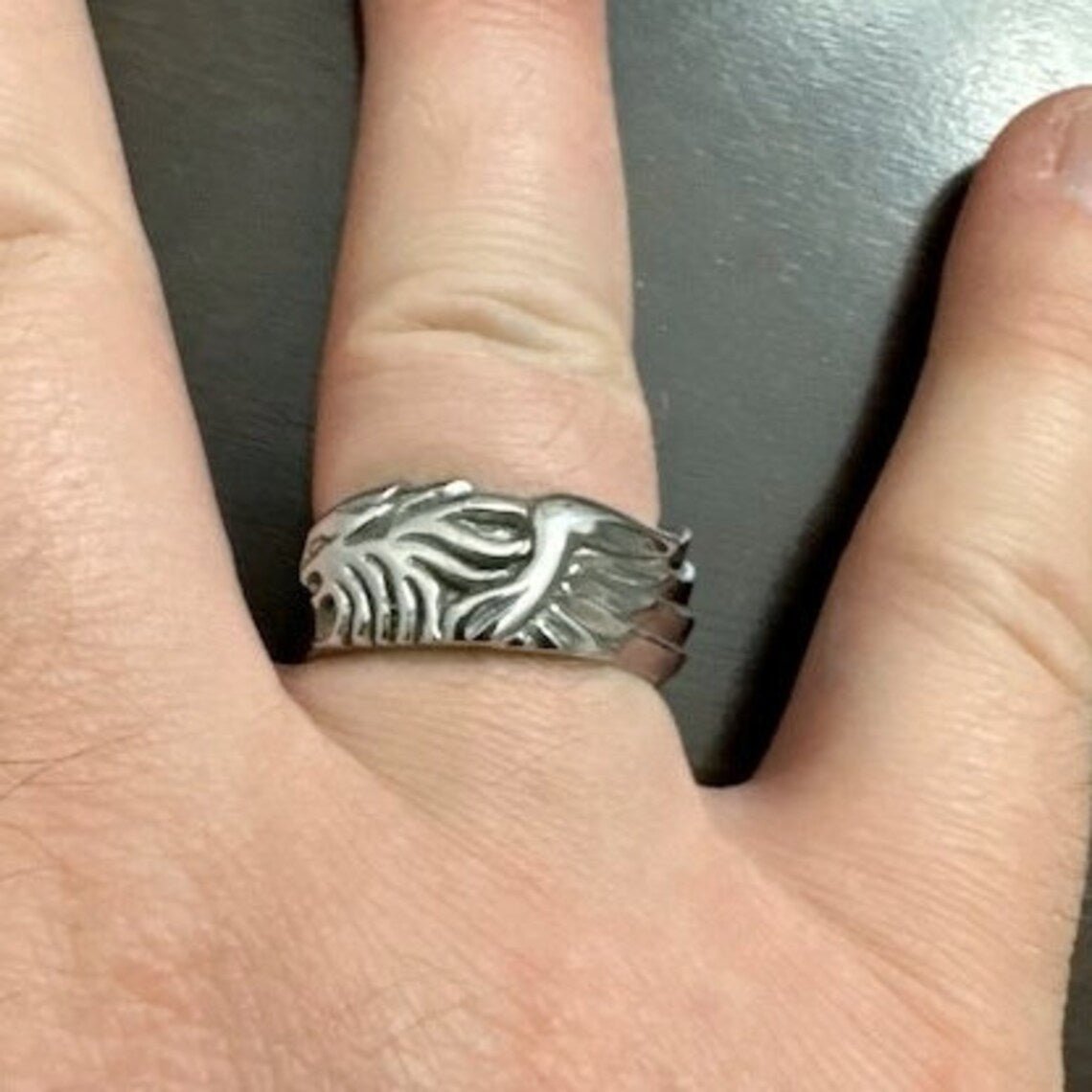 Final Fantasy 8 Squall Griever Ring in Stainless Steel - Le Dragon Argenté