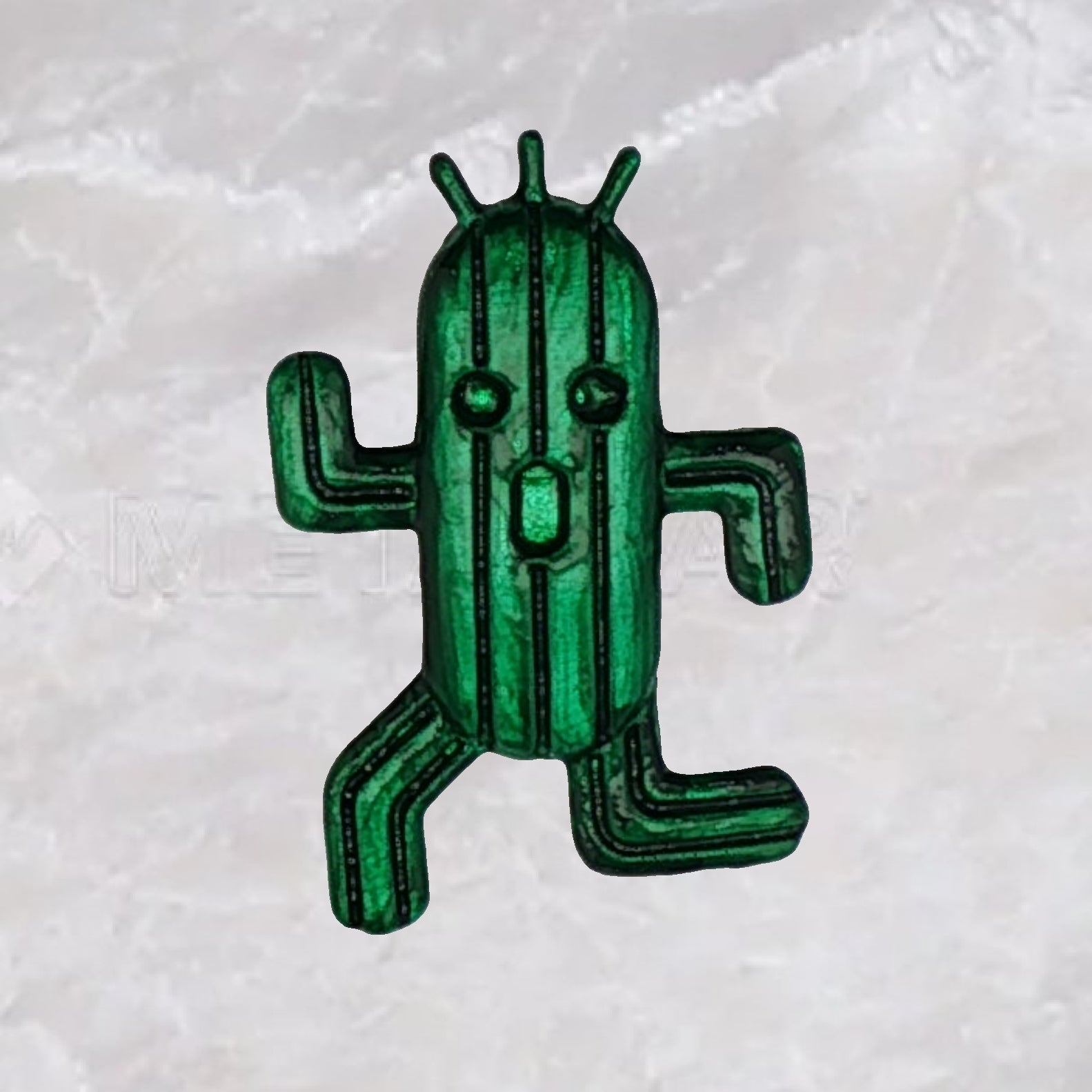 Final Fantasy Cactaur Pendant - Le Dragon Argenté - Cactaur Stud Earrings - Final Fantasy - Final Fantasy Earrings