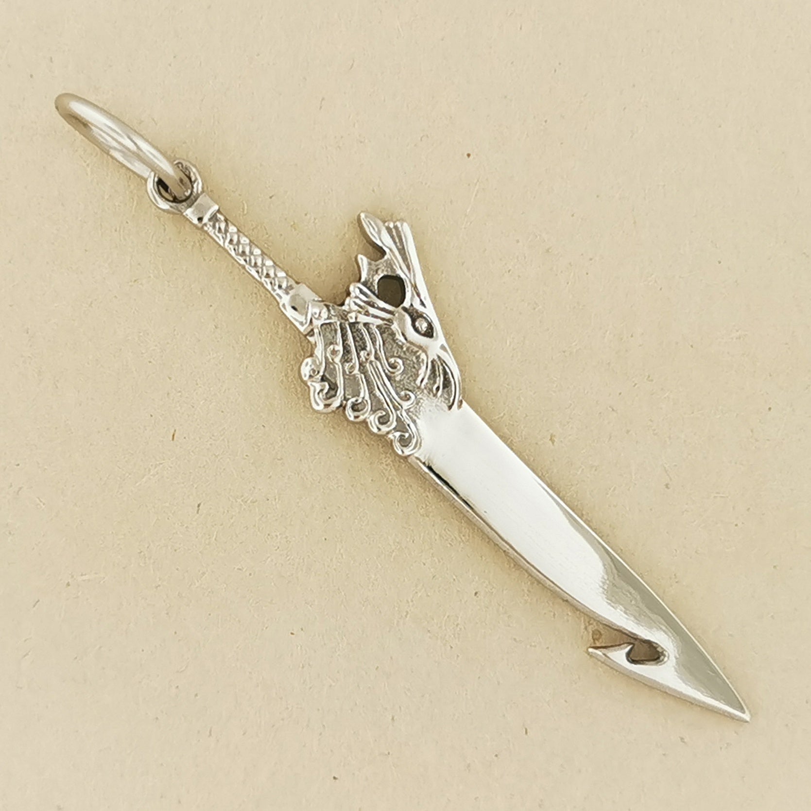 Final Fantasy X Brotherhood Sword Pendant In Stainless Steel - Le Dragon Argenté