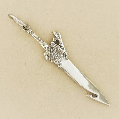 Final Fantasy X Brotherhood Sword Pendant In Stainless Steel - Le Dragon Argenté