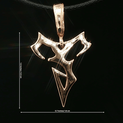 Final Fantasy X Tidus Charm Pendant in Antique Bronze - Le Dragon Argenté