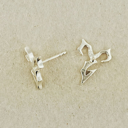 Final Fantasy X Tidus Earrings in Sterling Silver - Le Dragon Argenté