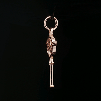 Final Fantasy X Yuna Wand Charm Pendant in Antique Bronze - Le Dragon Argenté