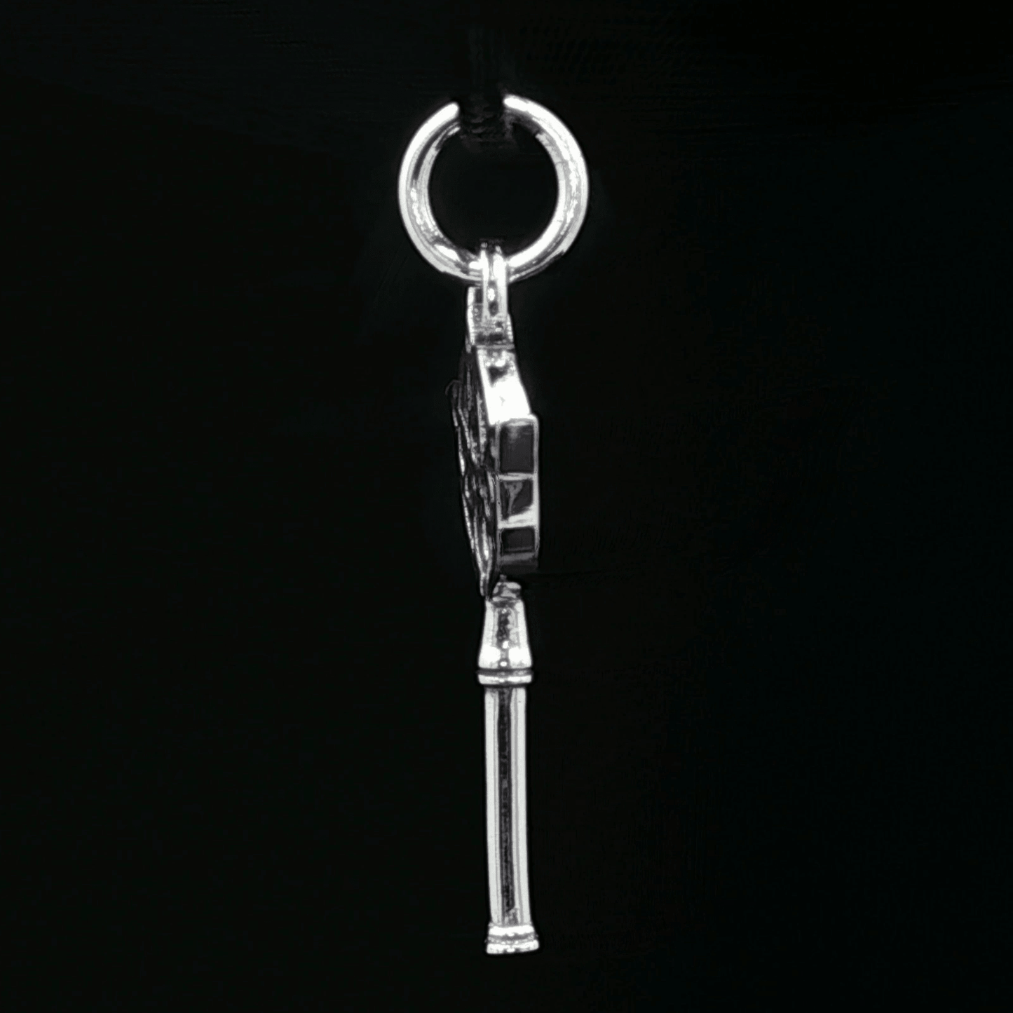 Final Fantasy X Yuna Wand Charm Pendant in Sterling Silver - Le Dragon Argenté