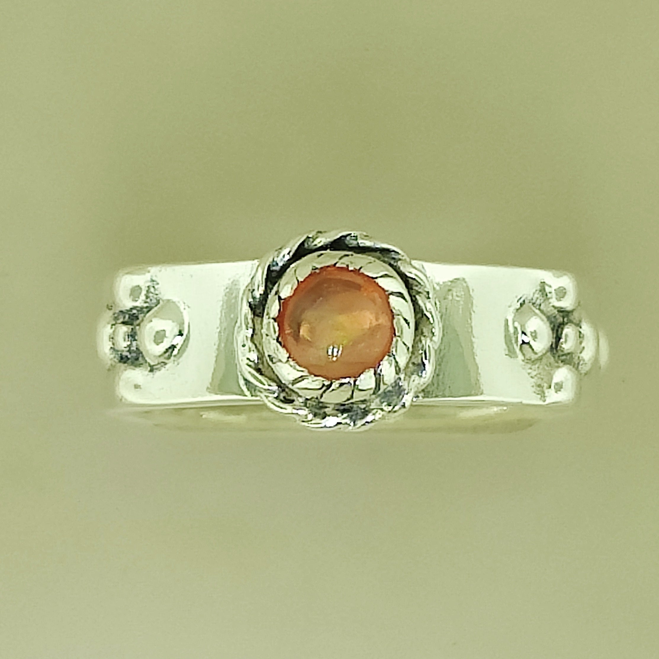 Women's Sterling Silver Gemstone Adjustable Ring : Amazon.in: Fashion