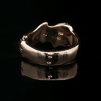 Fox Ring in Sterling Silver or Antique Bronze - Le Dragon Argenté